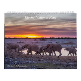Kalender för nationalparken Etosha 2020