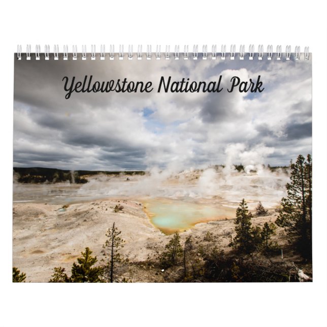 Kalender för nationalparken Yellowstone (Omslag)
