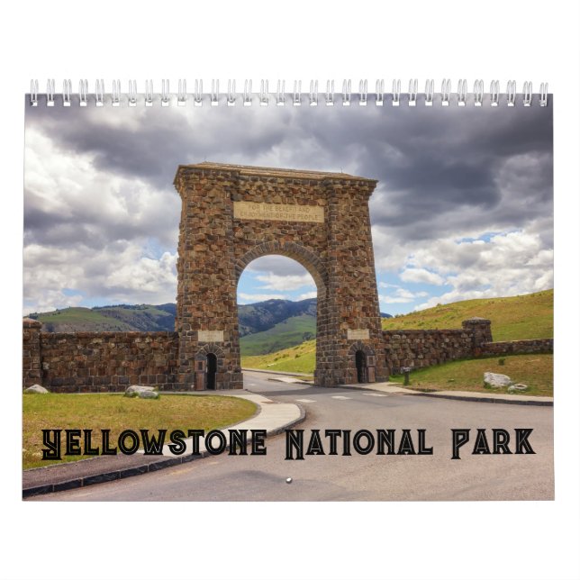 Kalender för nationalparken Yellowstone (Omslag)
