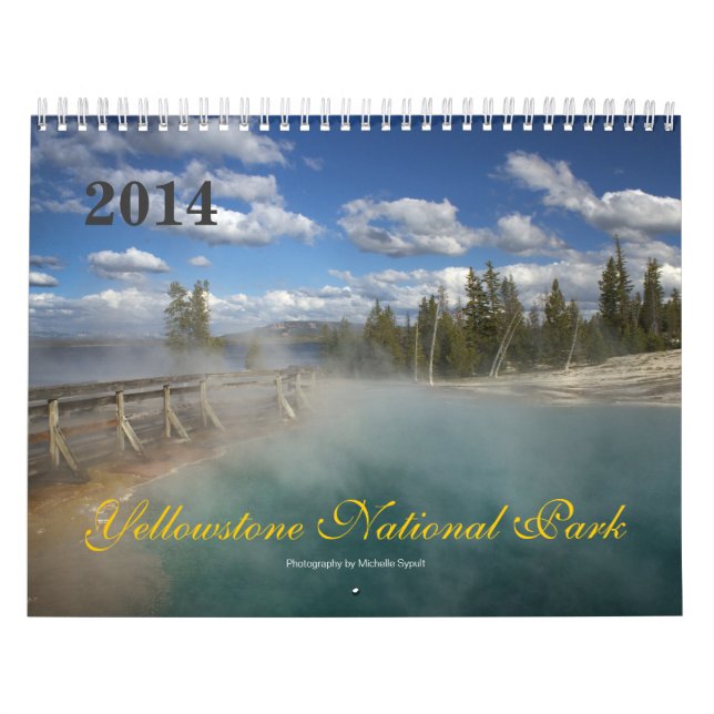 Kalender för nationalparken Yellowstone (Omslag)