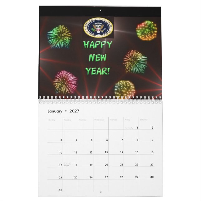 Kalender för Obama älskare 2013 (Jan 2027)