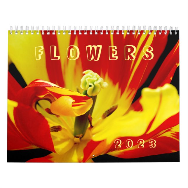 Kalender för olika blommor (Omslag)