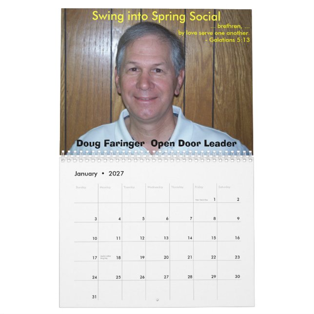 Kalender för öppen dörr 2010 (Jan 2027)