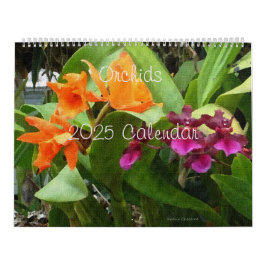 Kalender för Orchids 2025