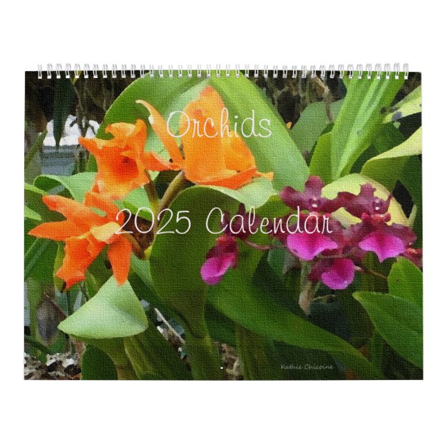 Kalender för Orchids 2025 (Omslag)