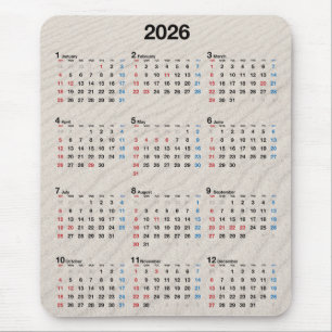 Kalender för paket 2025 musmatta