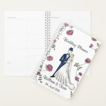 Kalender för personligens blommande Bröllopsfixare