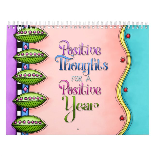 Kalender för positiva tankar (Omslag)