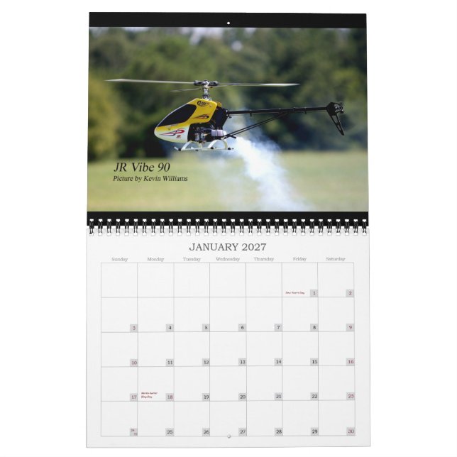Kalender för RC Heli (Jan 2027)