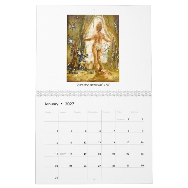 Kalender för S. Kleinschusters Amerikan skönhet (Jan 2027)