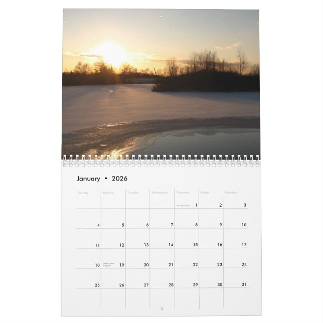 Kalender för Saginaw skog 2014 (Jan 2026)
