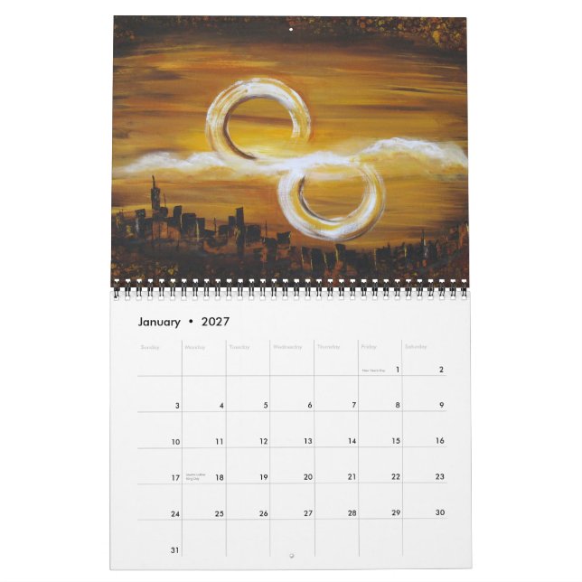Kalender för samtida konst 2012 av Dina Soker (Jan 2027)