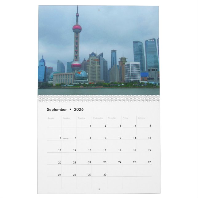 Kalender för Shanghai china 2016 (Sep 2026)