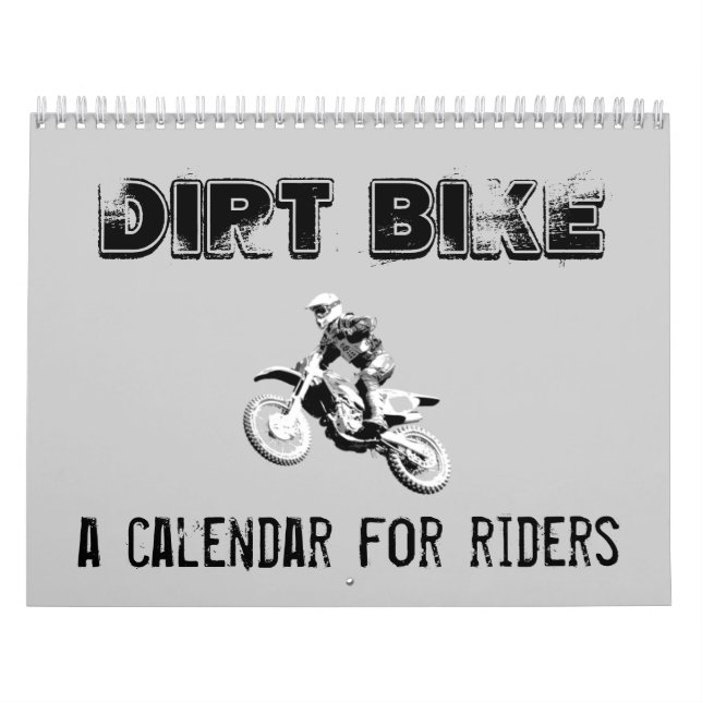 Kalender för smutscykelMotocross. (Omslag)