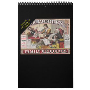 Kalender för Snake Oil and Vintage annons