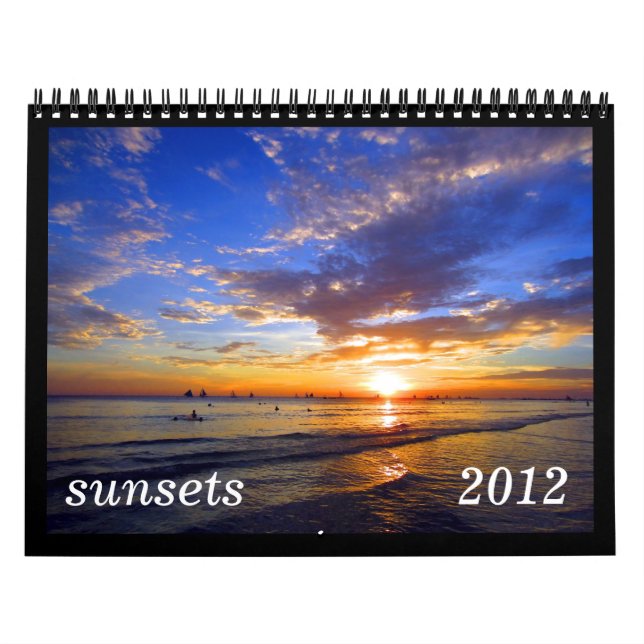 kalender för solnedgångar 2012 (Omslag)