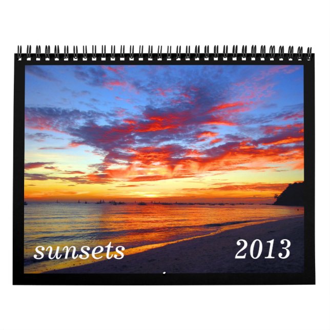 kalender för solnedgångar 2013 (Omslag)