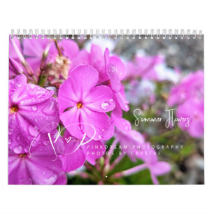 Kalender för sommarblommor på resande fot