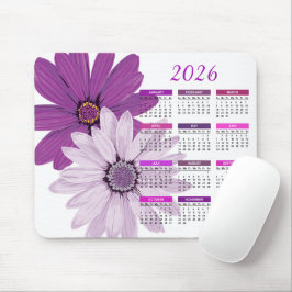 Kalender för Söt Lila Daisys Musmatta