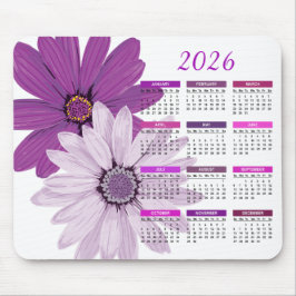 Kalender för Söt Lila Daisys Musmatta