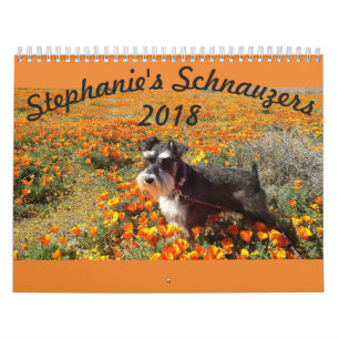 Kalender för Stephanies Schnauzers 2018