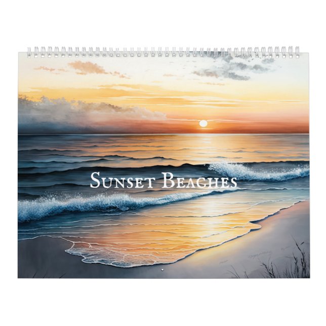 Kalender för Sunset Beach Scenes (Omslag)