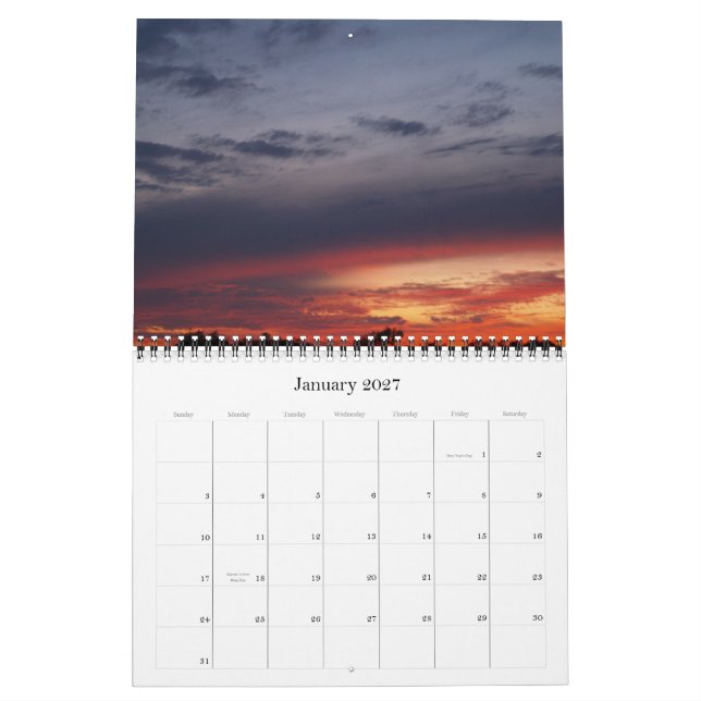 Kalender för SUNSETS-2011-2012/15 månad (Jan 2027)