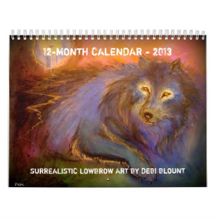 Kalender "för Surrealistic Lowbrow konstnär" 201
