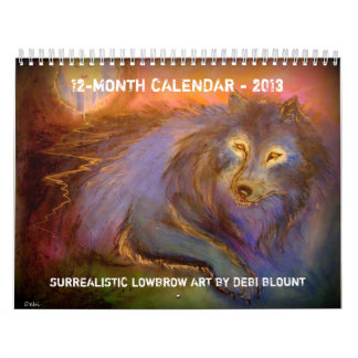 Kalender "för Surrealistic Lowbrow konstnär" 2013