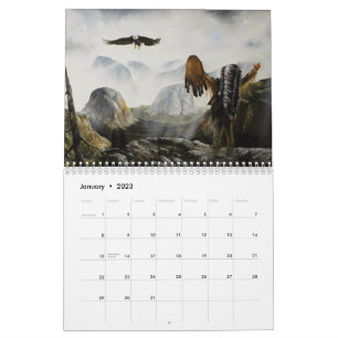 Kalender för sydvästra och inhemska Indian Art