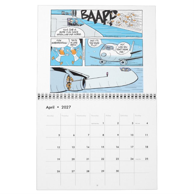 Kalender för Tecknader för flygtrafik (Apr 2027)