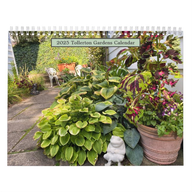Kalender för Tollerton Gardens 2025 (Omslag)
