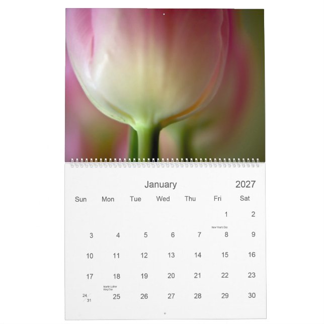 Kalender för tulpan 2010 (Jan 2027)