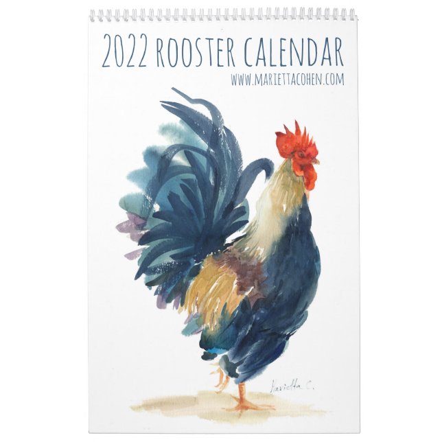 Kalender för Tuppar 2022 (Omslag)
