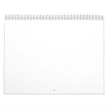 Kalender för två sida som är standard, 11" x17 ",