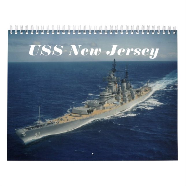 Kalender för USS New jersey (Omslag)