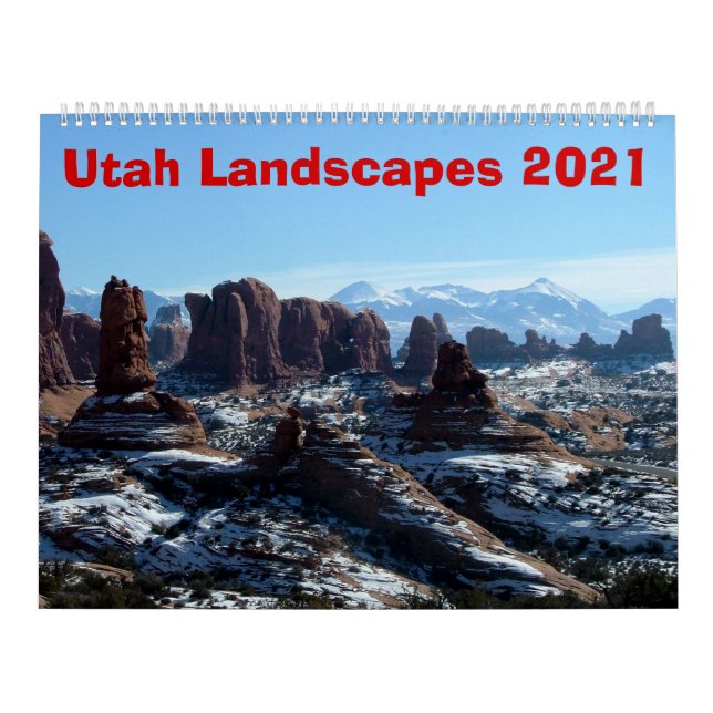 Kalender för Utah Landscapes (Omslag)