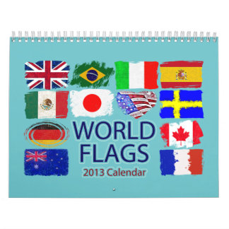 Kalender för VÄRLDS FLAGGOR 2013
