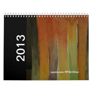 Kalender för vattenfärgkonst 2013