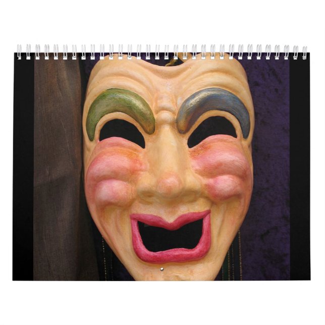 Kalender för venetianska masker (Omslag)