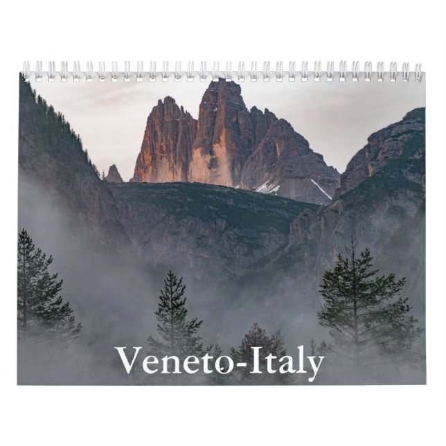 Kalender för Venetien-Italien (Omslag)