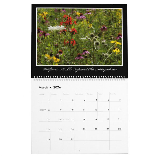 Kalender för vildblommar 2017 av Thomas Minutolo (Mar 2026)