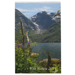 Kalender för vildnaturvägg