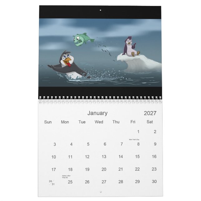 Kalender för vildvärld 2011 (Jan 2027)