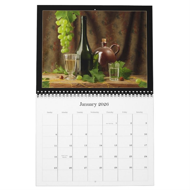 Kalender för vin 2011 (Jan 2026)