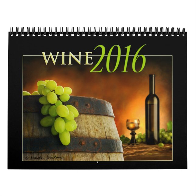 Kalender för vin 2016 (Omslag)