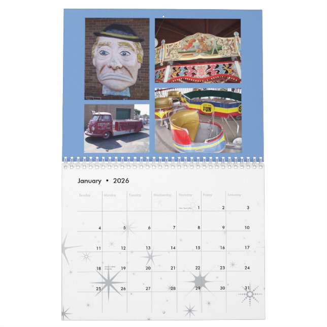 Kalender för vintagenöjesfält 2013 (Jan 2026)