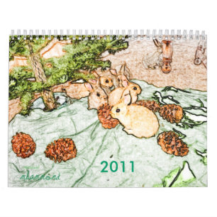 Kalender för Weedscapes kanin 2011