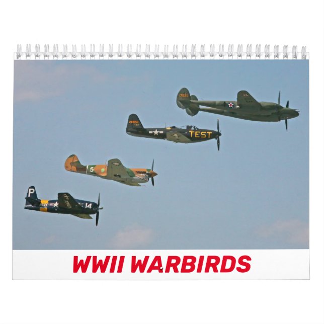 Kalender för WWII Warbird (Omslag)