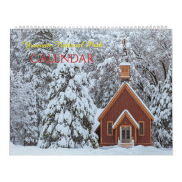 Kalender för Yosemite National Park Landscapes